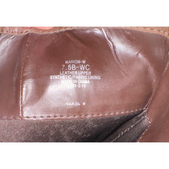 Lauren Ralph Lauren Marion Harness Tall Riding Boots Brown Leather 7.5B - Picture 15 of 15